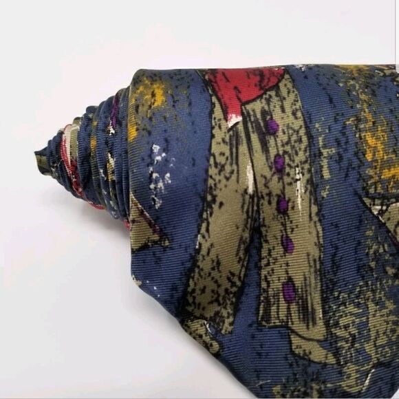 Structure Cowboy Wild West Campfire Novelty Tie - Picture 2 of 7